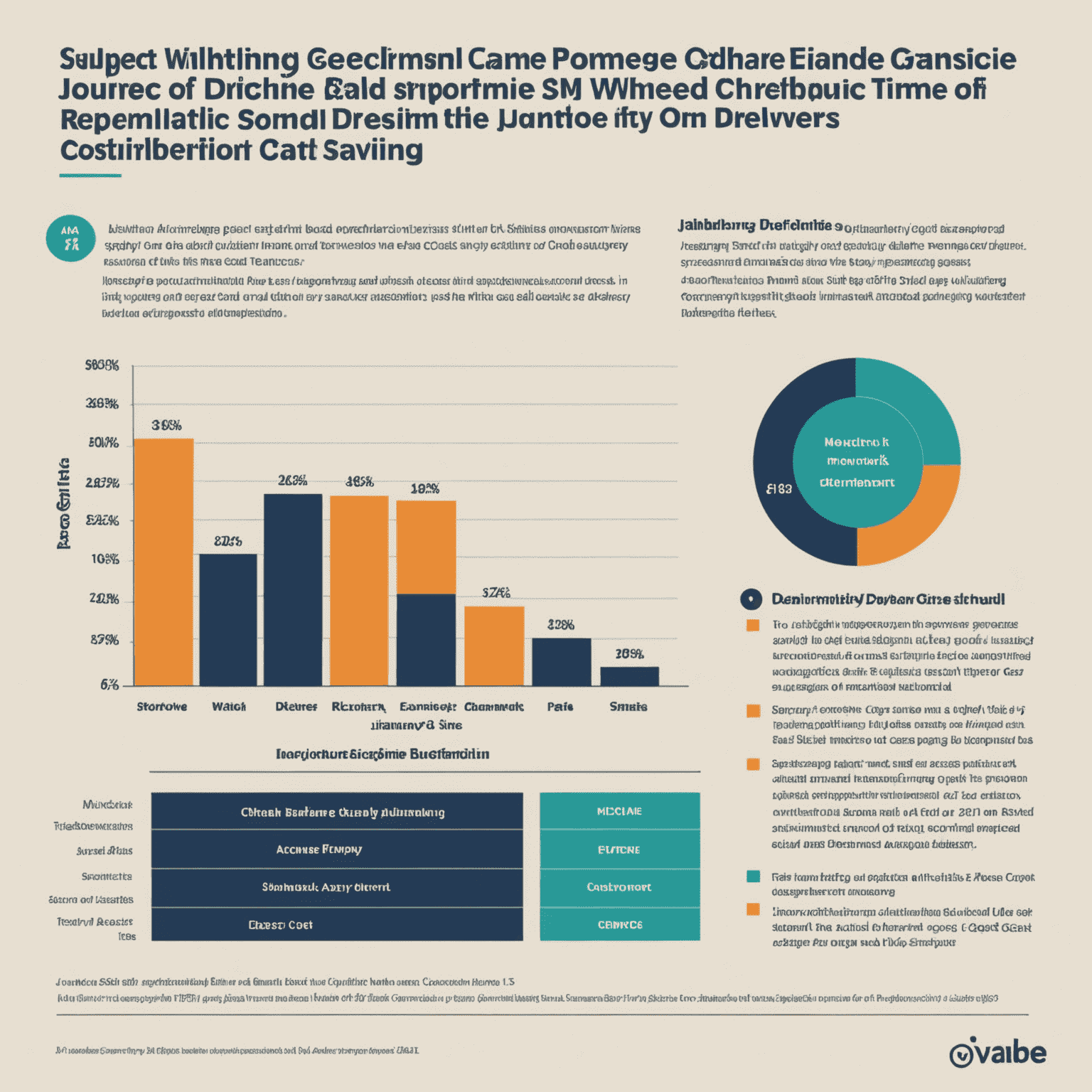 Graph showing improved supply chain performance of a Johannesburg-based SME after implementing resilience strategies, with metrics for on-time delivery and cost savings